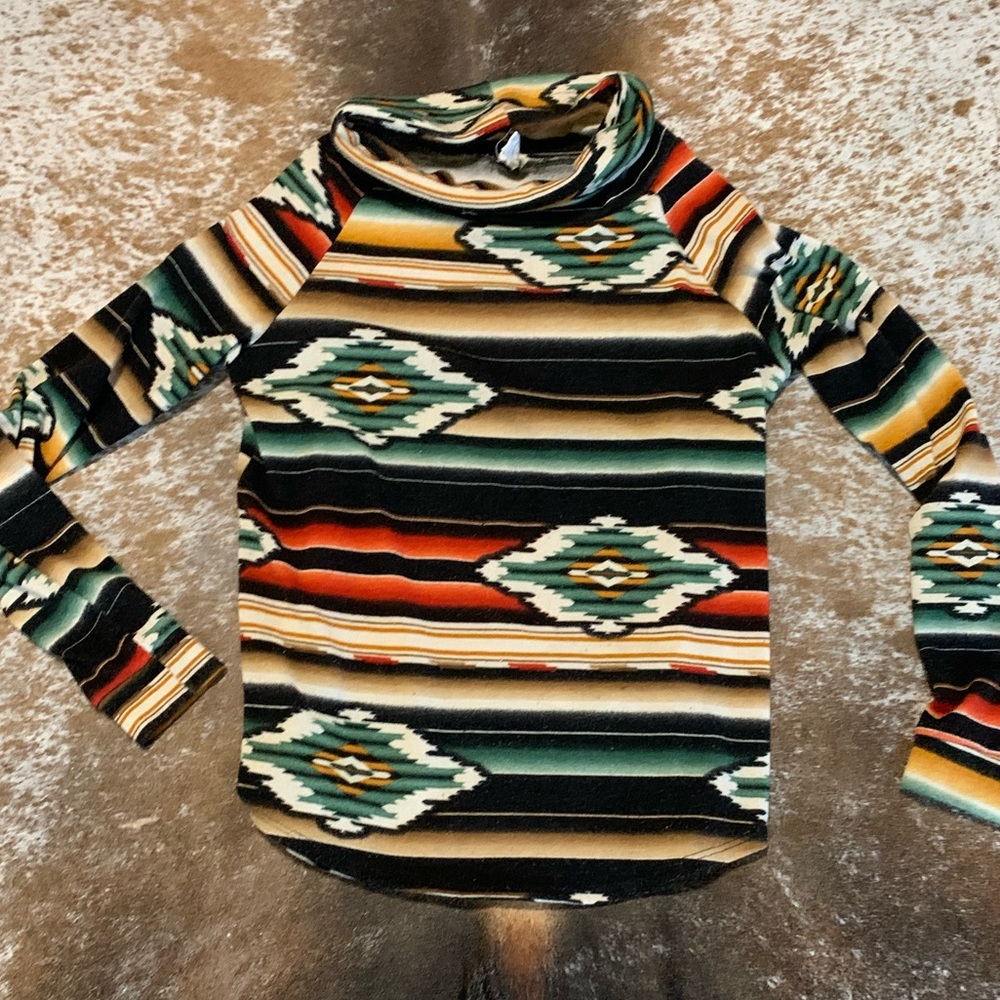 Aztec pullover sweater western
